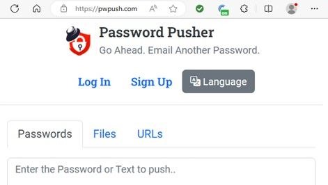 Password Pusher